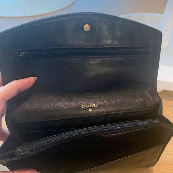 ♦️Chanel Large Black CC Flap Wallet - Picture 5 of 5